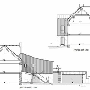 plans extension maison